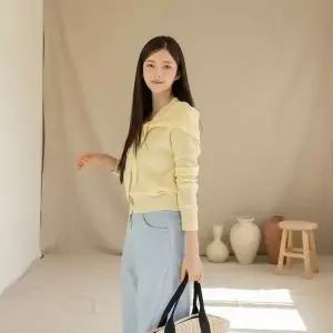 [하프클럽/옷자락]여성 봄가을 숄넥 니트 가디건