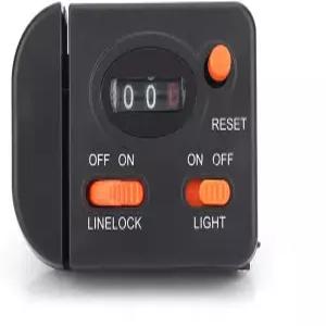 알로메이저 낚싯줄 카운터 정확한 쇼어 보트 얼음 낚시꾼을 위한 디지털 조절 클램프 사용이 간편합니다