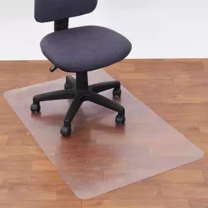 NbHnJs 클리어 사무용 의자 매트 프로텍터 하드우드 바닥용 플라스틱 컴퓨터 책상 롤링 30인치 x 48인치