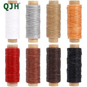 54야드 가죽 재봉 실 8개 세트 여러 색상 제본 신발 수리용 스티칭