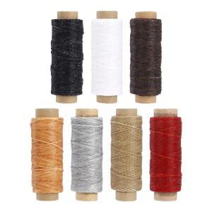 내구성 있는 가죽 왁스 실 수작업 공예 DIY 신발 수리용 재봉실 1개