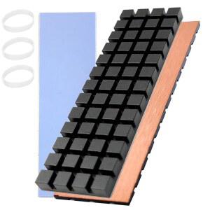 호디루디 2280 SSD 방열판 그래핀 코팅 70x20x4mm 구리 쿨러 실리콘 키트 기반 냉각용 패드