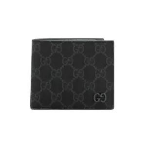26SS  그레이 라이닝 GG 바이폴드 지갑 블랙 768243 FACQC 1048 STK