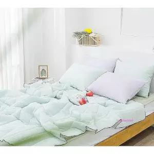 순면여름이불 쿨이불 국내 냉감 얇은 홑 스노우리플 제작 침구 싱글 커버 베개 퀸슈퍼cde5