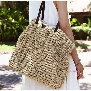 밀짚가방 숄더백 물놀이 바캉스 여름 비치백 휴양지 밀집 여행 휴가klm148