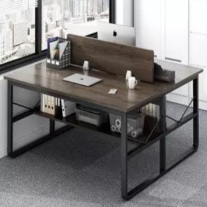 2인용 마주보는 책상 공유 쌍둥이 오피스 시트 단테이블 게이밍 데스크 컴퓨터 사무실