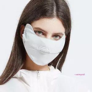 남성화이트마스크 쿨링 페이스 선블럭 쿨마스크 남자 여름 스카프 골프 조깅 쿨머프 스포츠ijk289