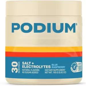 포디움 영양 트레이닝 소금 전해질 분말 블루 라즈베리 운동 후 수분 공급 및 근육 지원 마그네슘 칼륨