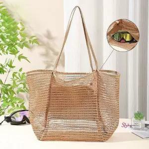 은창그물비치 비치백 포켓 숄더백 빅사이즈 여행 가방 바구니 쇼핑백 여름 쇼퍼백 휴가vwx536