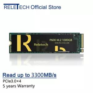 노트북 SSD 에스에스디 M.2 2TB 1TB 하드 Reletech-P600 m.2 ssd 3.0 x 4 PCIe nvme 500gb 1000gb 2280 내