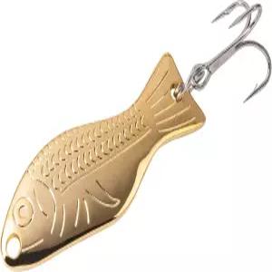 AL의 금붕어 루어 컴퍼니 녹슬지 않은 민물 낚시 스푼 트레블 훅 송어 연어 베이스 월리아이 크레이피