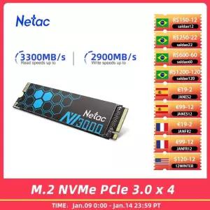 노트북 SSD 에스에스디 M.2 2TB 1TB 하드 Netac 500GB 1 테라바이트 NVME 방열판 250GB 2 내부 솔리드 스테