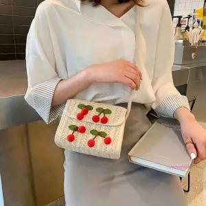 앵두 크로스백 비치백 휴가 라탄백 가방 여름lmn796