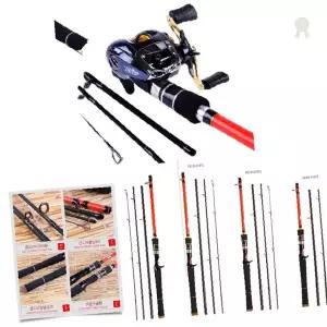 분리형 조립식 휴대용 낚시대 민물 바다 겸용 릴 세트 다목적 원투 투척 낚시
