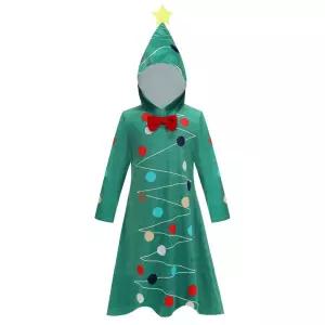Yolsun 용 크리스마스 트리 코스튬 파티 코스프레 드레스 업 그린 7-8 [호환]