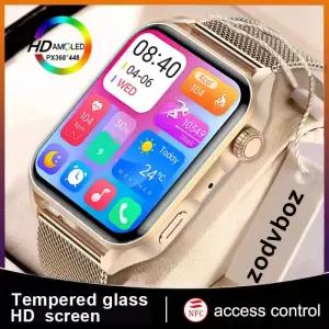 스마트워치 블루투스 전화 남자 AMOLED 스마트 워치 여성 음악 피트니스 트래커 Smart시계 화웨이 Xiaomi i