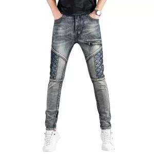 남성용 캐주얼 워싱 스트리트패션 스키니진 청바지 일자핏 데님팬츠 키퍼 KS5