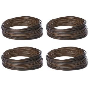 ELEG-4X 위커 수리 키트, 파티오 의자 플라스틱 라탄, 평평한 가구 교체품