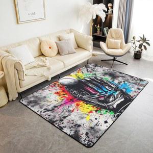 남자 여자 침실용 젤로이우 야구 거실 러그 3x5 스포츠 게임 장식 카펫 소프트 섀기 어버펜 실내 바닥 매트 두들 프린트