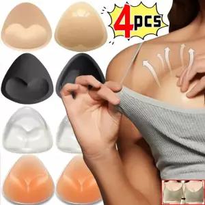 스펀지 실리콘 브라 패드 통기성 두꺼운 니플 커버 스티커 가슴 비키니 세트 푸쉬업 패딩 여성 수영복 속옷