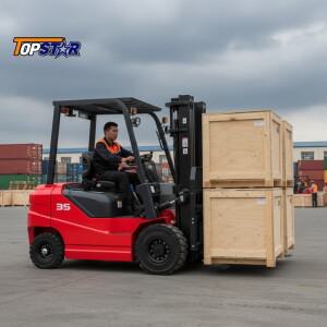 다기능 전동 지게차 13톤 워키 (창고, 공장, 일상 화물 적재, 하차, 이동용)