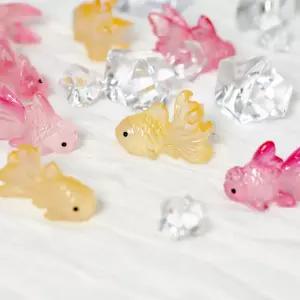 글로우 투명금붕어피규어 10P 어항꾸미기