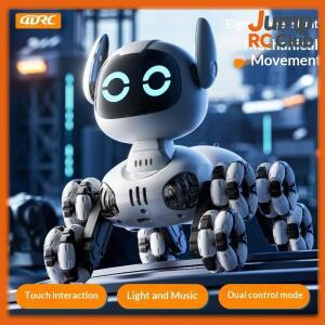 스마트 리모컨 조종 팔각형 로봇 강아지 장난감 전기 기계 애완동물 자동차 남녀 놀이용 인터랙티브 장난감