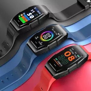 스마트 워치 손목 밴드 체온 심장 박동 혈압 산소 모니터 IP68 방수 피트니스 팔찌 남성 여성