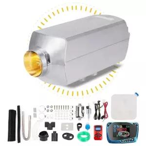 양방향 LCD 원격 주차 히터 엔진 예열기 트럭 보트용 에어 디젤 3 인 1 5-8KW 12V 24V 220V