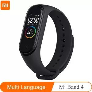 스마트 워치 손목 밴드 원래 Xiaomi 4 팔찌 다채로운 AMOLED 스크린 Smartband Fitness Traker BT 스포츠