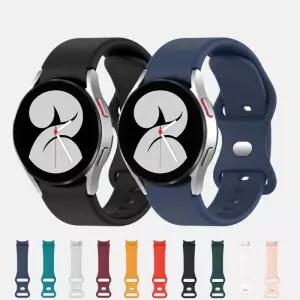 스마트 워치 손목 밴드 삼성 호환 갤럭시 4/5/5 프로용 실리콘 스트랩 아크 인터페이스 4 클래식 42-46mm 4