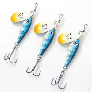 스피너베이트 루어세트 반사광 블레이드 트레블훅 3개입