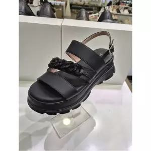 [에스콰이아][에스콰이아] 여성 통굽 샌들 6CM(PFFMSD668BK) (P003785357)