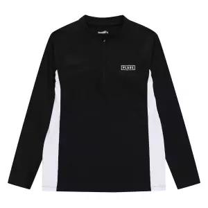 [소이]23M0414-38 남아용 블랙 반집업 래쉬가드티_SH
