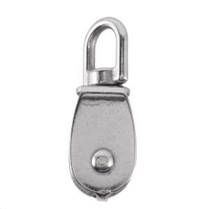 AT05-크레인 풀리 블록 M15 리프팅 스위블 후크 싱글 행잉 와이어 휠 10개