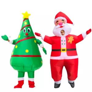 크리스마스 코스튬 눈사람 할로윈 행사 에어슈트 트리 복장