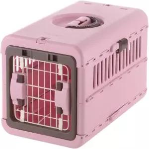 리쉘 접이식 반려동물 캐리어 라이트 핑크 사이즈 S