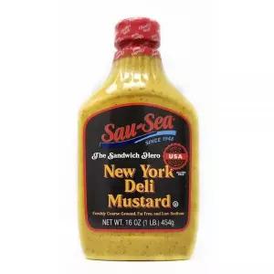 뉴욕 델리 스타일 머스타드 사우 씨 473.2ml16온스 병 [호환]