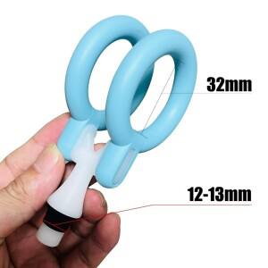 파시아건 개조 헤드 소프트 실리콘 링 다기능 교체 어댑터 엘보