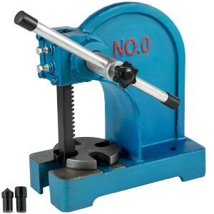 1T 벤치 프레스 기계 소형 장착형 베어링 데스크탑 조정 가능 강철 레버 0.5Ton Arbor