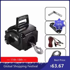 1908 유용한 전기 해양 윈치 12V 고무 보트 휴대용 2000lbs 용량 소형 크레인 트랙터 수상용 S 922