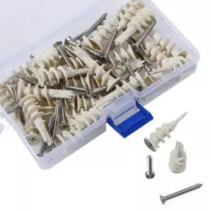 동공앙카 나비 석고 토우 건식 벽체 앵커 벽 나사 셀프 태핑 나사산 시트록 42x35mm 20세트 30세트