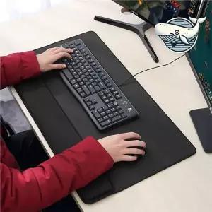 편안한 손목지지 대형 마우스패드 키보드 받침대 손목패드