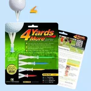 종합 골프티 4개입 연습 티 세트 골프장용 티 다양한 길이 팩