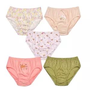 초등 여아 주니어 순면 아동 팬티 5매 이너웨어 속옷