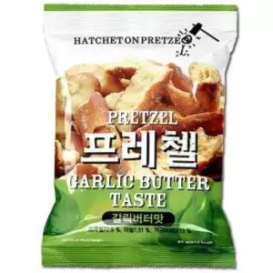 프레첼 갈릭버터맛 85g 소포장간식 맥주안주 갈릭버터맛 85g 소포장간식 맥주안주