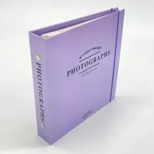 [문구/오피스] 퍼플 인생사진 네컷 포토북 접착식 앨범