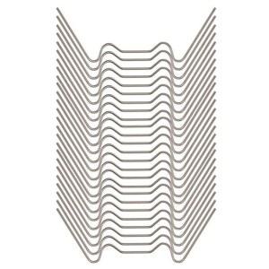 A20F 온실 글레이징 클립 50개 W형 트윈홀 스프링 관리용 하우스 리프 시트