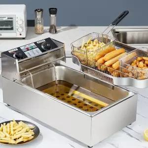 가정용 튀김 기계 대용량 치즈 야채 만두 냄비