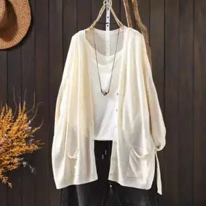 여사친 니트 하프 롱 봄 상의 러블리 카디건 긴팔 래쉬가드 솔리드 다올1